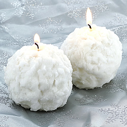 Snowball Candles